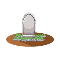 illustrazione di tomba vettore