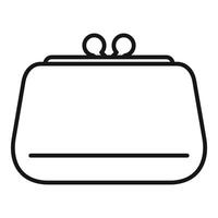 semplicistico linea disegno di un' borsa vettore