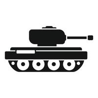militare serbatoio silhouette illustrazione vettore