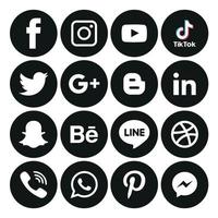 social media icone piatte tecnologia, rete. sfondo gruppo faccina sorridente vendita. condividi, mi piace, illustrazione vettoriale twitter, youtube, whatsapp, snapchat, facebook, instagram, tiktok, tok