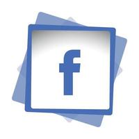 facebook metaicons logo icona tecnologia, rete. sfondo, condividere, come, illustrazione vettoriale