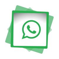 whatsapp metaicons logo icona tecnologia, rete. sfondo, condividere, come, illustrazione vettoriale
