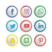 social media icone piatte tecnologia, rete. sfondo gruppo faccina sorridente vendita. condividi, mi piace, illustrazione vettoriale twitter, youtube, whatsapp, snapchat, facebook, instagram, tiktok, tok