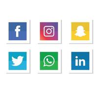 social media icone piatte tecnologia, rete. sfondo gruppo faccina sorridente vendita. condividi, mi piace, illustrazione vettoriale twitter, youtube, whatsapp, snapchat, facebook, instagram, tiktok, tok