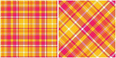 Scozzese tartan modello. checker modello senza soluzione di continuità tartan illustrazione impostato per sciarpa, lenzuolo, altro moderno primavera estate autunno inverno vacanza tessuto Stampa. vettore