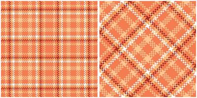 Scozzese tartan senza soluzione di continuità modello. plaid modello senza soluzione di continuità tradizionale Scozzese intrecciata tessuto. taglialegna camicia flanella tessile. modello piastrella swatch incluso. vettore