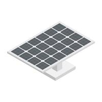 concetti di pannelli solari vettore