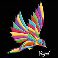 illustrazione del personaggio di uccello volante con disegno colorato o stile wpap. per la stampa di t-shirt, poster e merchandising. vettore poppart eps10