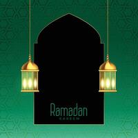 Ramadan kareem bellissimo Festival carta design sfondo vettore