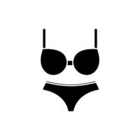 bikini concetto linea icona. semplice elemento illustrazione. bikini concetto schema simbolo design. vettore