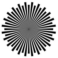 sfondo di arte psichedelica astratta in bianco e nero. illustrazione vettoriale