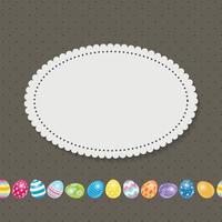 bella illustrazione vettoriale di sfondo uovo di pasqua
