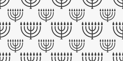 sfondo del modello di candela di hanukkah. illustrazione vettoriale. vettore