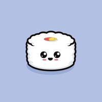 mascotte sushi kawaii vettore