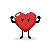 emoji cuore carino vettore