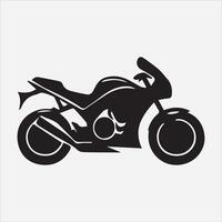 motociclo sport bicicletta silhouette vettore