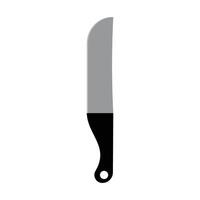 coltello isolato su sfondo bianco vettore
