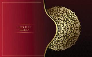 sfondo mandala ornamentale di lusso con stile arabo islamico orientale vettore