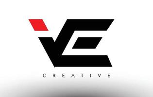 ve design del logo della lettera moderna e creativa. ve icona lettere logo vector