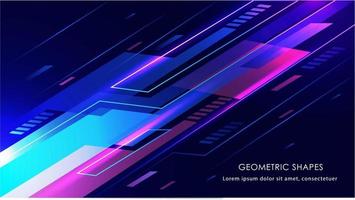 forme geometriche creative sfondo colorato astratto vettore