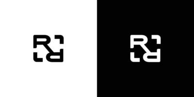 design del logo con iniziali rr moderno e sofisticato vettore