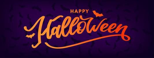 felice halloween banner testo scritte offerta speciale per le vacanze acquista ora vettore