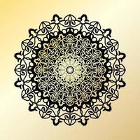 design di mandala indiano ornamentale di lusso vettore