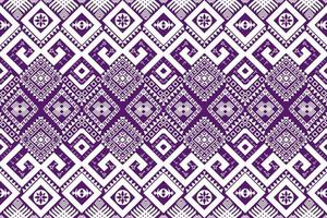 bellissimo motivo geometrico di arte etnica tradizionale. design per moquette, carta da parati, abbigliamento, avvolgimento, batik, tessuto, illustrazione vettoriale. figura stile ricamo tribale. vettore