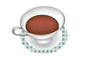 illustrazione vettoriale di tazza di caffè