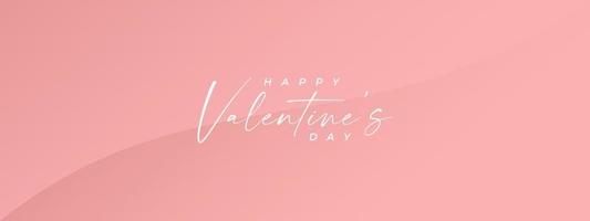 buon San Valentino, sfondo San Valentino. modello di banner vettoriale di San Valentino. design di San Valentino con spazio bianco per elementi di testo e cuori su sfondo rosa e bianco. illustrazione vettoriale