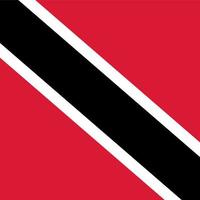 bandiera nazionale di piazza trinidad e tobago vettore