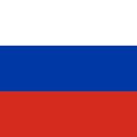 bandiera nazionale quadrata della russia vettore