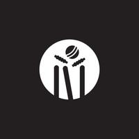 wickets di cricket grassetto astratto segno pittorico emblema logo simbolo iconico creativo moderno minimo modificabile in formato vettoriale