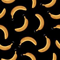 Modello senza cuciture di banana vettore