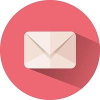 icona di email marketing, logo di email marketing dettagliato ombreggiato vettore