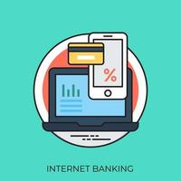 concetti di internet banking vettore