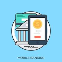 concetti di mobile banking vettore