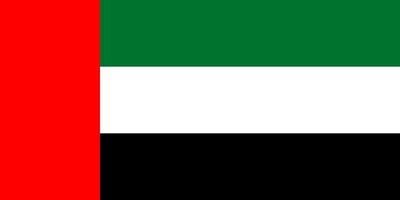 vettore di bandiera degli emirati arabi uniti