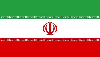 vettore bandiera iran