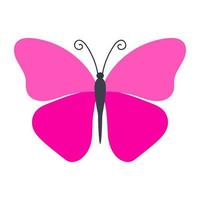 farfalla morfo rosa vettore