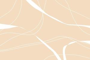 modelli eleganti con forme astratte organiche e linea in colori nude. sfondo pastello in stile minimalista. illustrazione vettoriale contemporanea