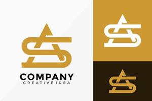 lettera di lusso come disegno vettoriale del logo aziendale monogramma. emblema astratto, concetto di design, loghi, elemento logotipo per modello.