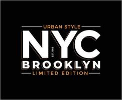 design di t-shirt vettoriale tipografia di new york city