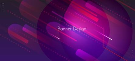 sfondo di banner design decorativo colore geometrico astratto vettore