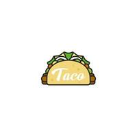 logo taco moderno vettore