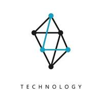 illustrazione grafica vettoriale del logo della tecnologia. perfetto da utilizzare per l'azienda tecnologica