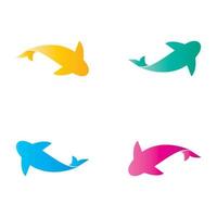 pesce logo modello vettore creativo simbolo della pesca