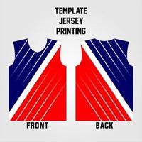 modello di modello di jersey vettoriale concetto astratto per la stampa o la sublimazione divise sportive calcio pallavolo basket e-sport ciclismo e pesca
