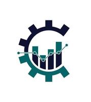 icona logo industriale minimalista vettore
