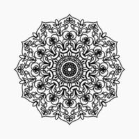 vettore cerchio astratto rotondo. stile mandala.